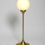 1960s table or floor lamp with a large glass ball from Sölken Leuchten
