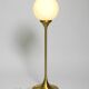 Lampe de table ou de sol des années 1960 avec une grande boule en verre de Sölken Leuchten.