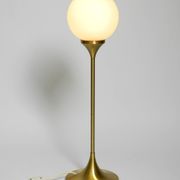 1960s table or floor lamp with a large glass ball from Sölken Leuchten