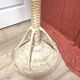 Lampadaire en osier cage