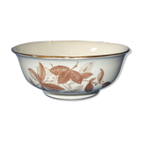 Gien earthenware salad decoration of foliage