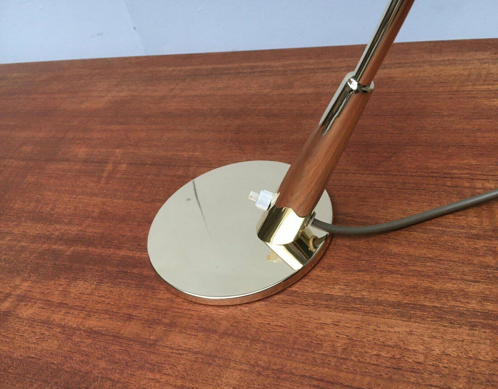 Mid-century German brass table lamp by Cosack.