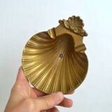 Brass scallop ashtray