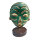 African bronze mask