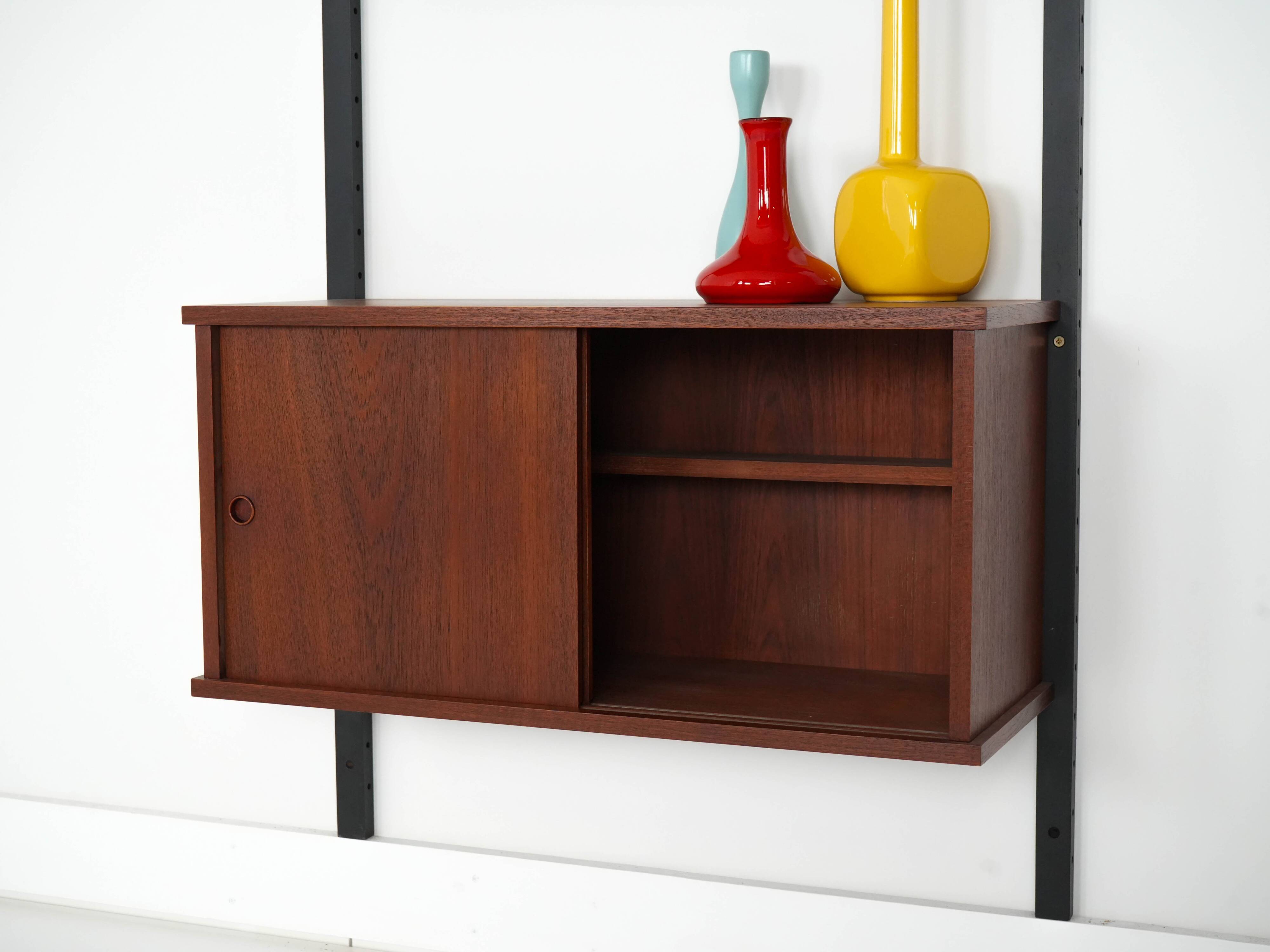 Teak shelving unit, Danish design, 1960s, production: Denmark