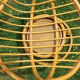Fauteuil en rotin pivotant