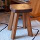 Stool in pin, france circa 1960