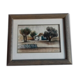 Watercolor painting