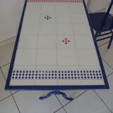 Table de bistrot pietement en fonte