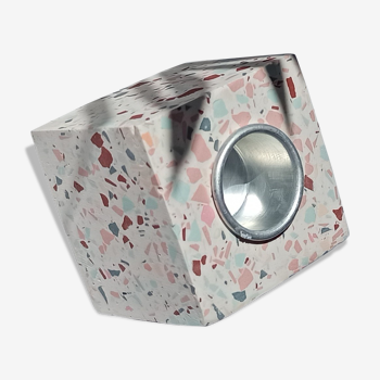 Bougeoir Cube Terrazzo - Bonnie