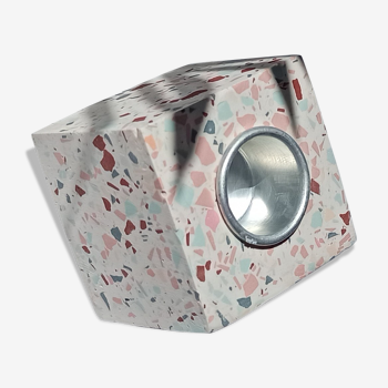 Cube Terrazzo Candle holder - Bonnie
