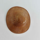 Colonial hat in rattan canning 70s
