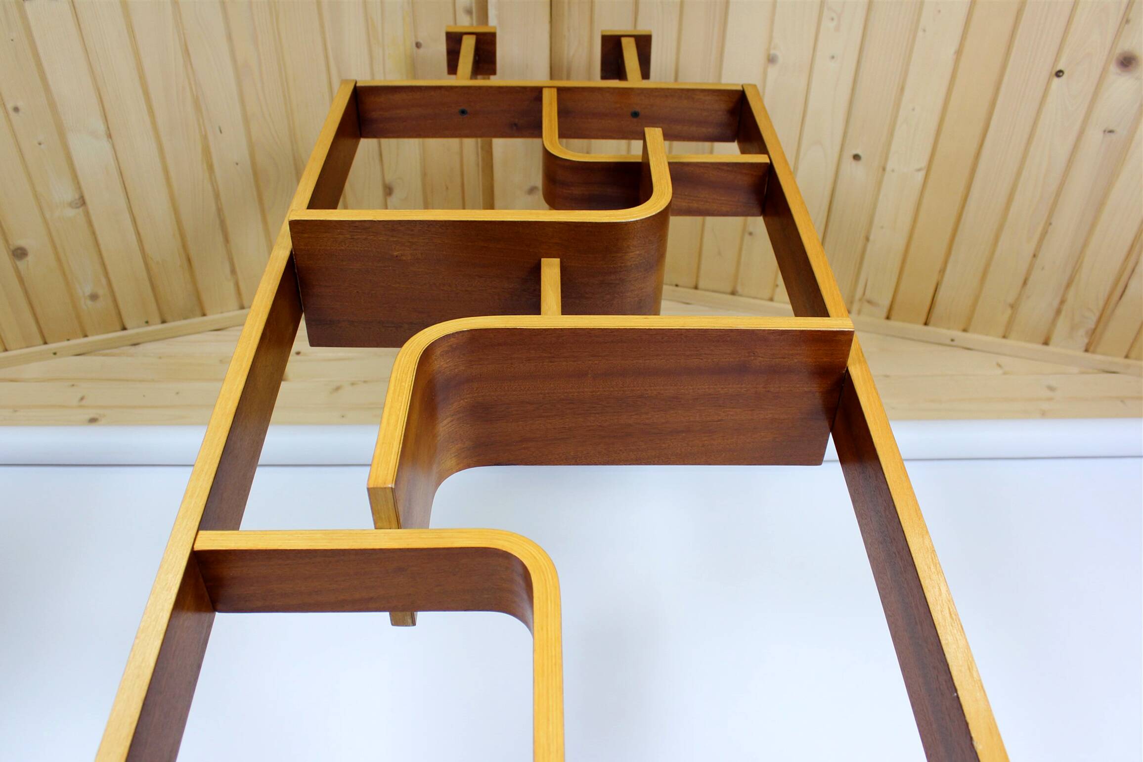 Mid-Century Room Divider by Ludvik Volak for Drevopodnik Holesov, 1960s