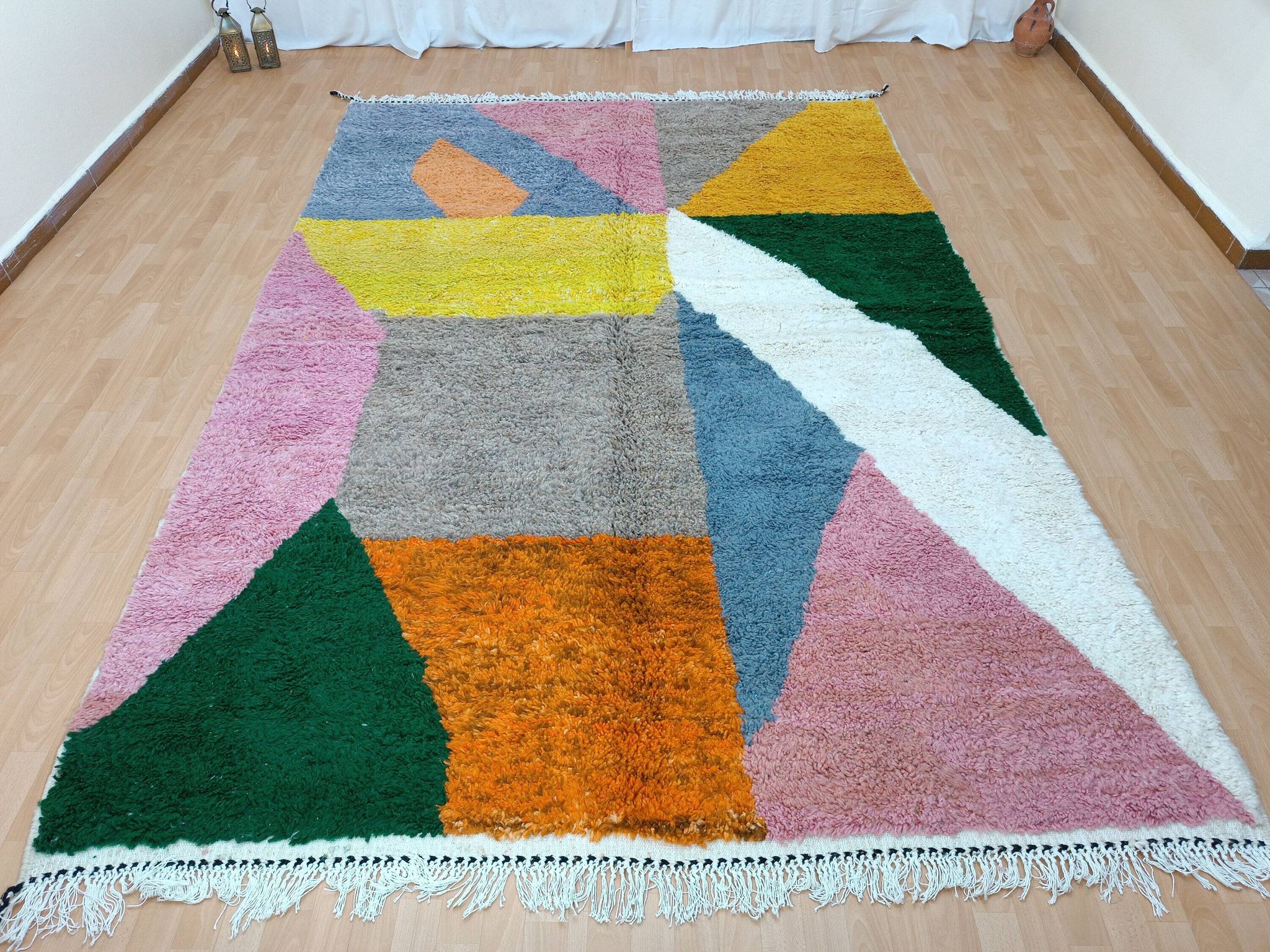 Tapis marocain authentique fait main 2.5x1.5 m