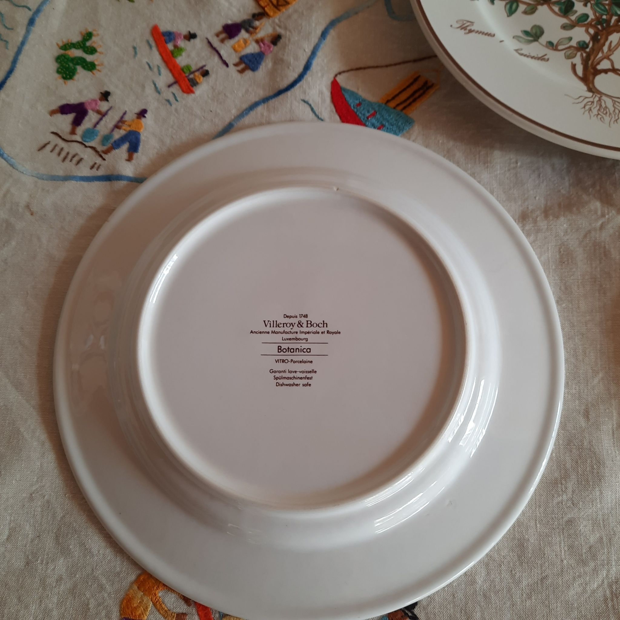 6 small plates - 20 cm - Botanica, Villeroy and Boch series