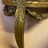 Console and trumeau, Louis XVI style in gilded wood