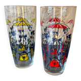 Pair of Italian glass year 50/60