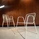 4 vintage Emu Rio chairs from Italy, 1970.