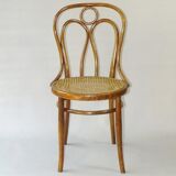 2 engelstuhl bistro chairs from Kohn n°36 around 1900 canned