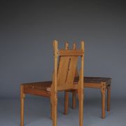 Chaises latérales néerlandaises rares par Alexander Kropholler, années 1930