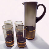 Set carafe and 4 glasses