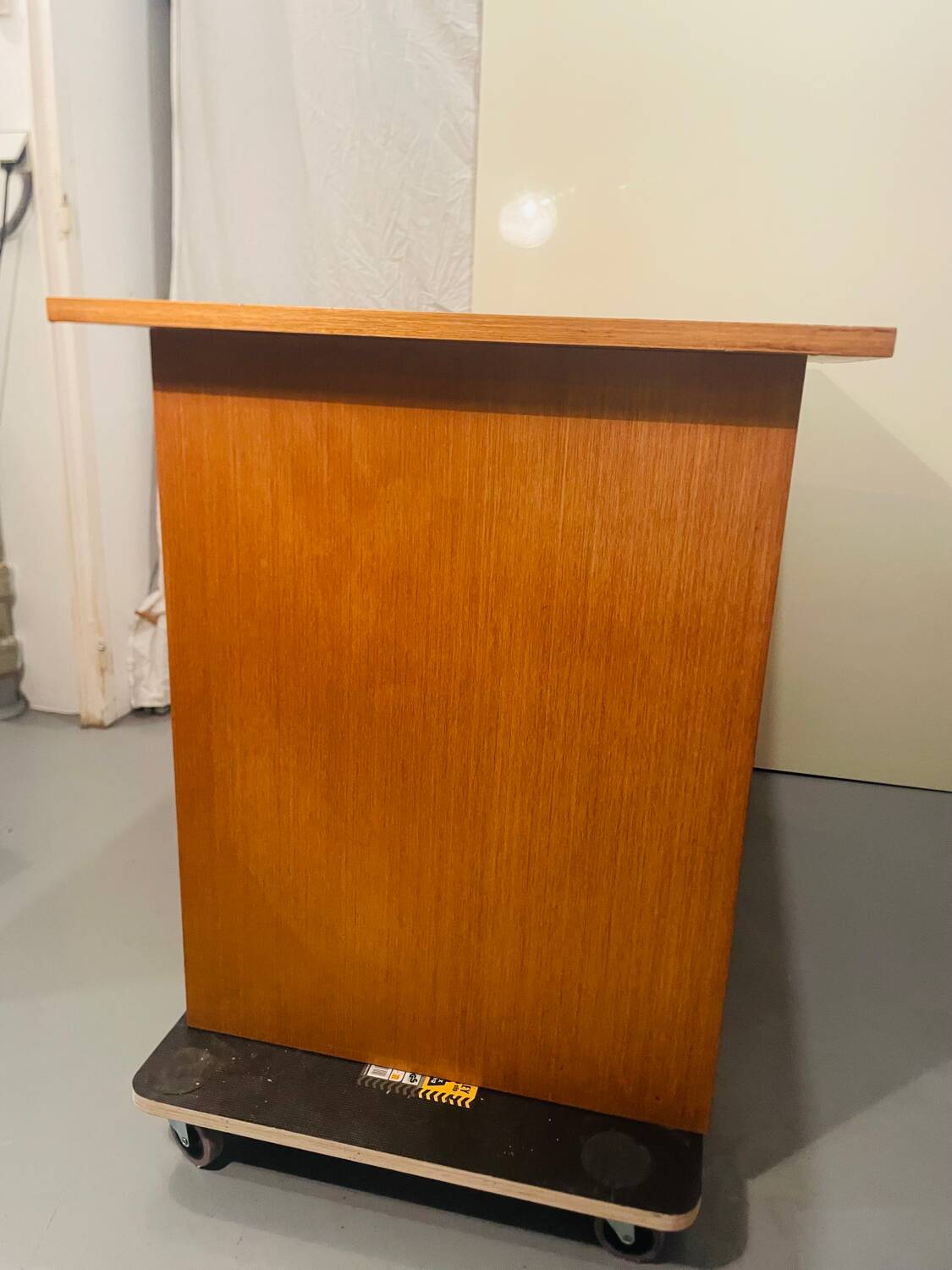 Vintage desk Maison Capelle circa 1960