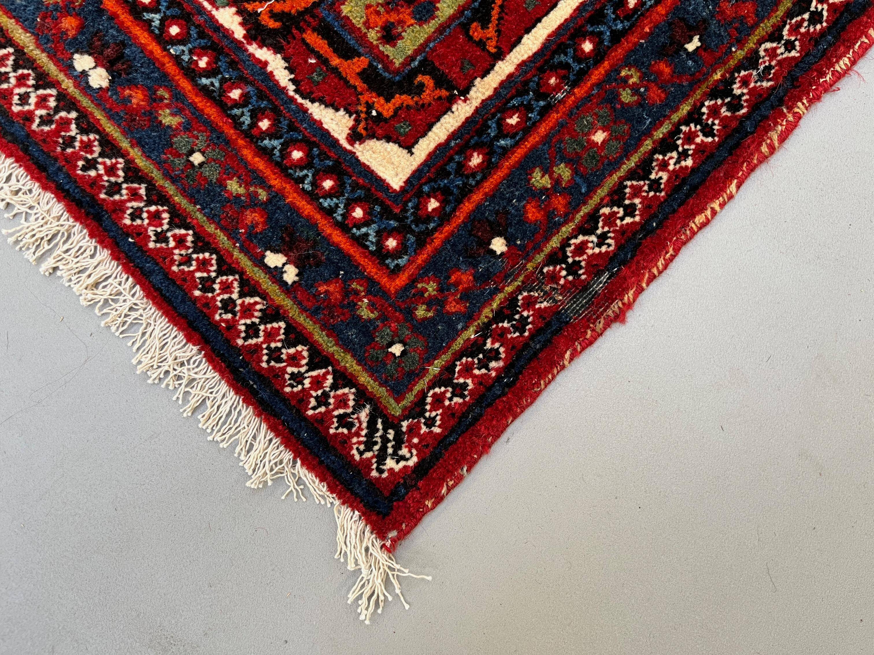 Vintage Persian Meymeh Rug, Wool Oriental HandMade Rug 328x236 cm