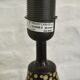 Chulucanas handcrafted ceramic table lamp, Peru, dated 2005