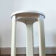Vintage Space Age tripod stool in white plastic – Tatay, 1970s