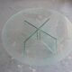 Roundtable low 80s vintage in glass and plexiglass