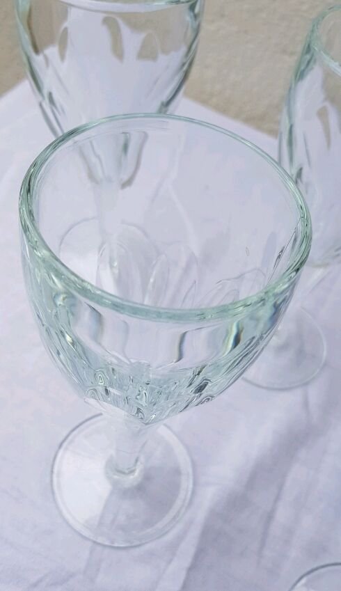 6 foot glasses in thick beveled glass