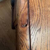 Double-sided oak desk – 19th century – Clichy Carpentry