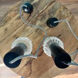 Vintage pendant lamps / art deco lamp shade / 1960's / mid century lamp