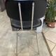 Chair N2 black vintage skai leather 1970