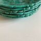 Set of 6 plates in glazed earth with godrons 1960