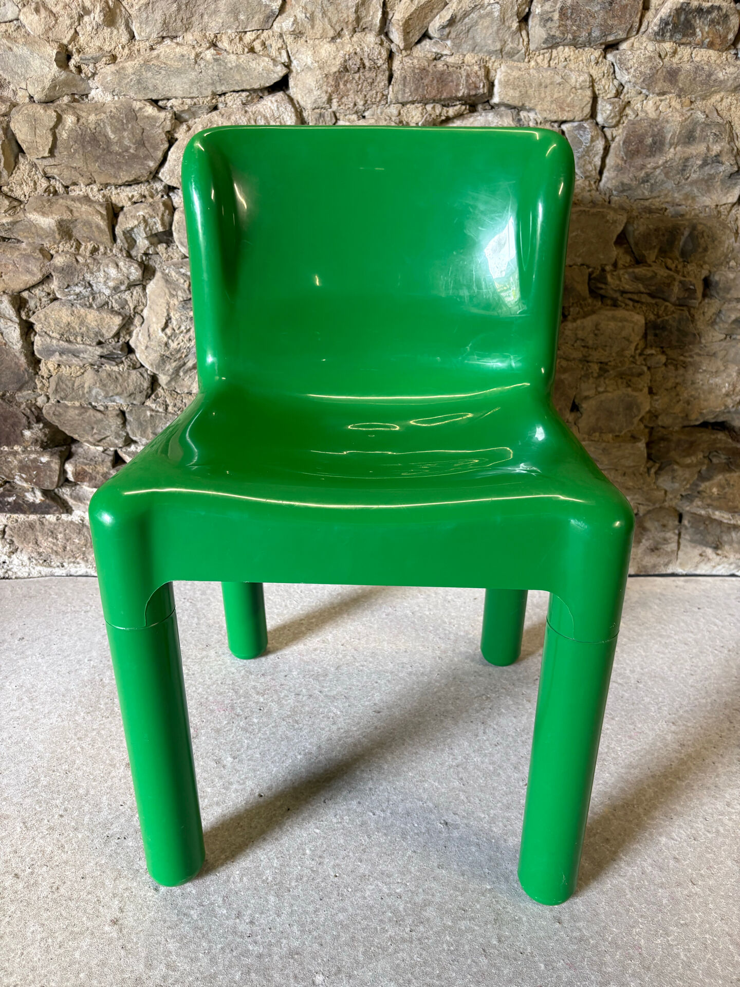 4 chaises modèle 4875 par C. Bartoli pour Kartell, 1970