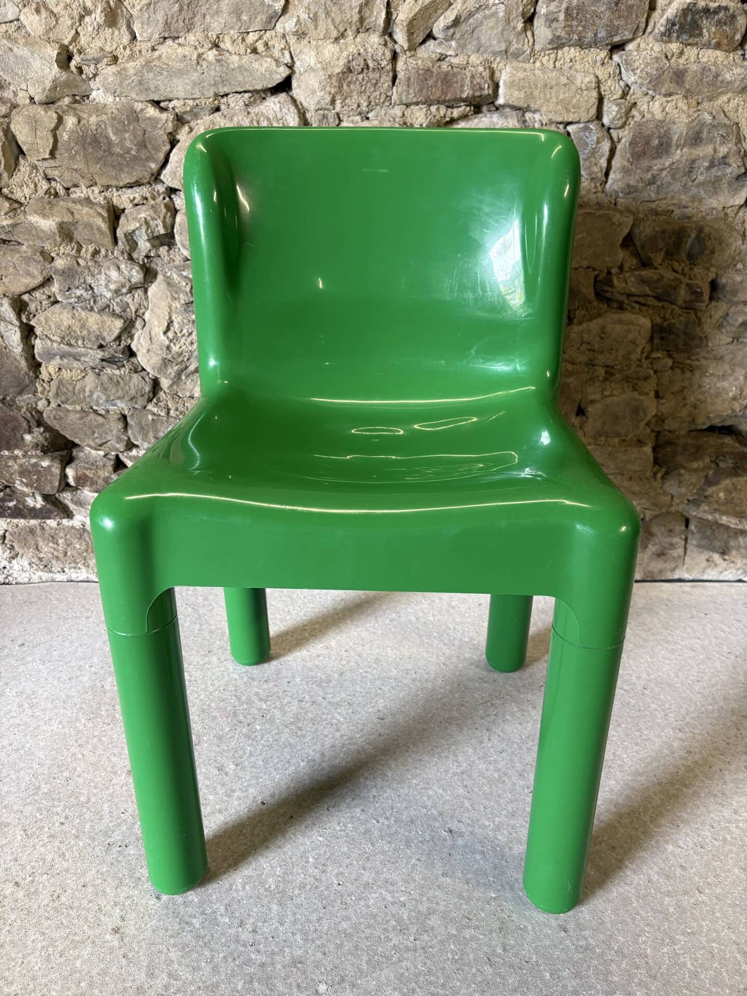 4 chairs model 4875 by C. Bartoli for Kartell, 1970