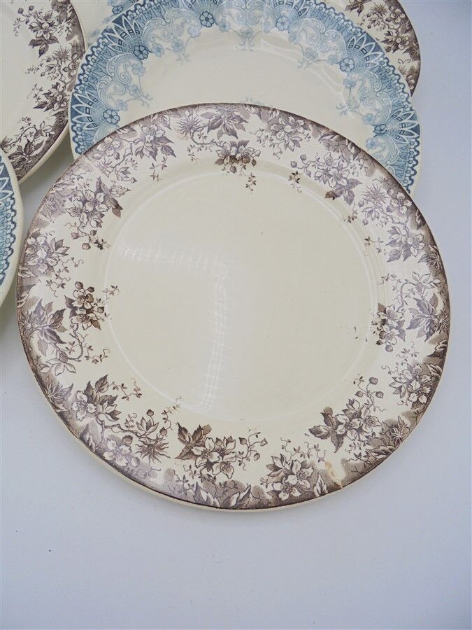 X 6 dessert plates