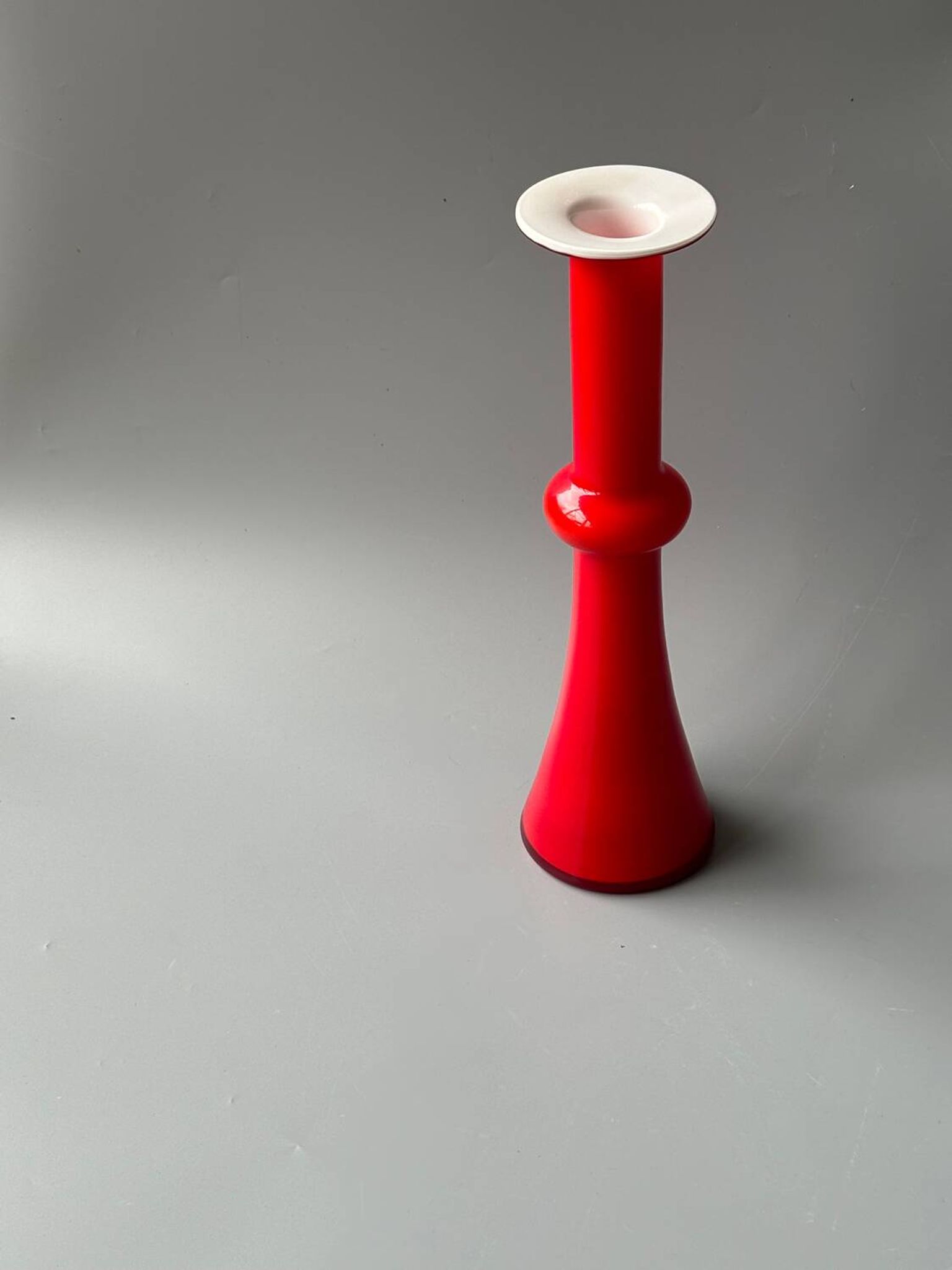 Vase verre soufflé Kastrup Holmegaard, Danemark,1960