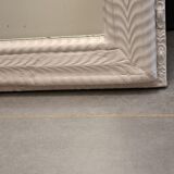 High patinated Louis Philippe style mirror