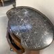 Louis XV style kidney chest of drawers Marble top with brass gallery 20th century
