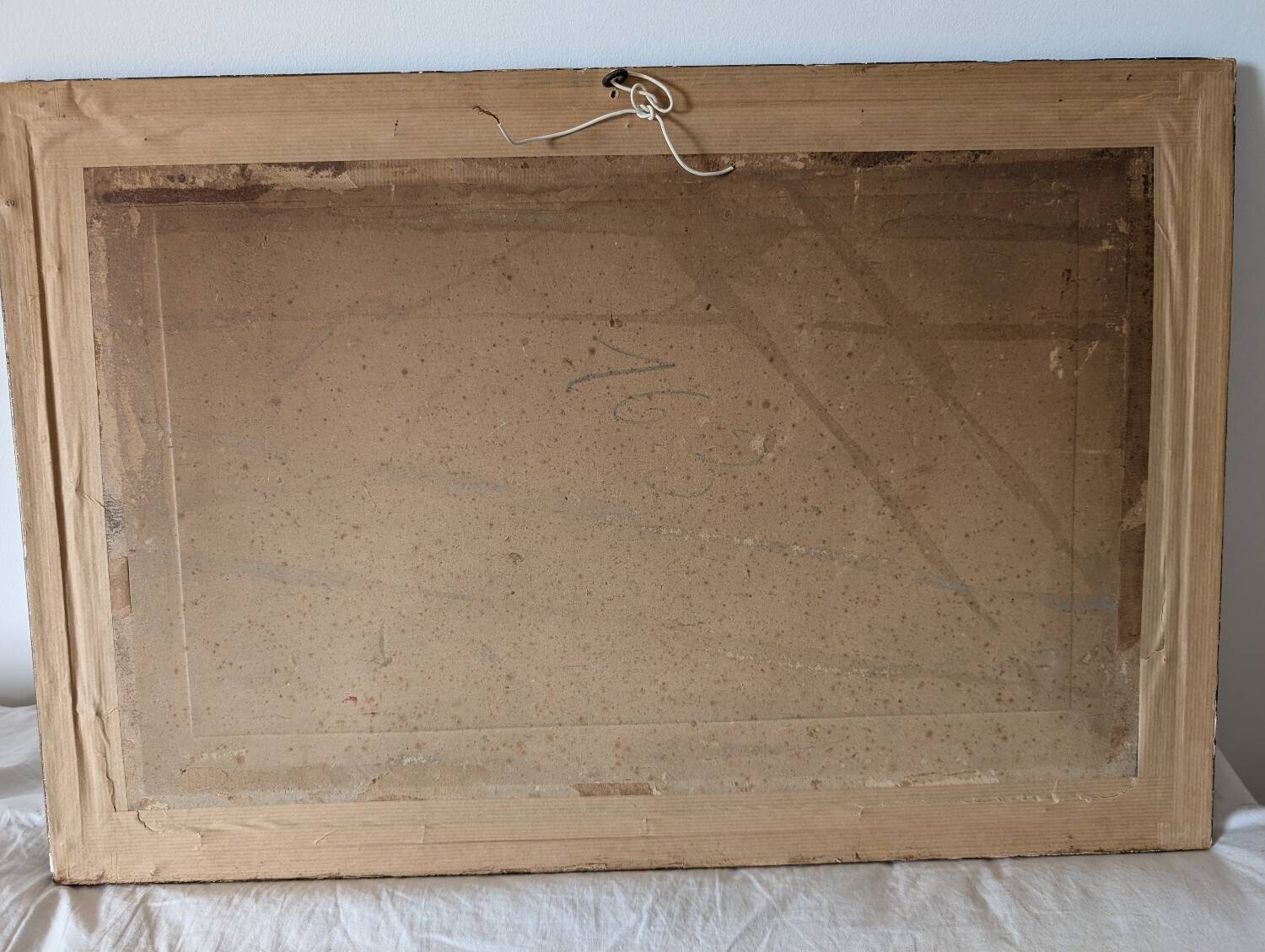 Framed watercolor
