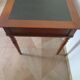 minister's desk - 2 drawers - solid wood - faux leather writing pad - Louis Philippe
