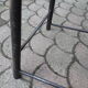 Industrial stool with screw