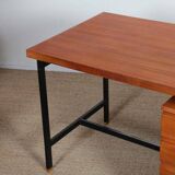 Vintage teak desk by Pierre Guariche from the 1960s