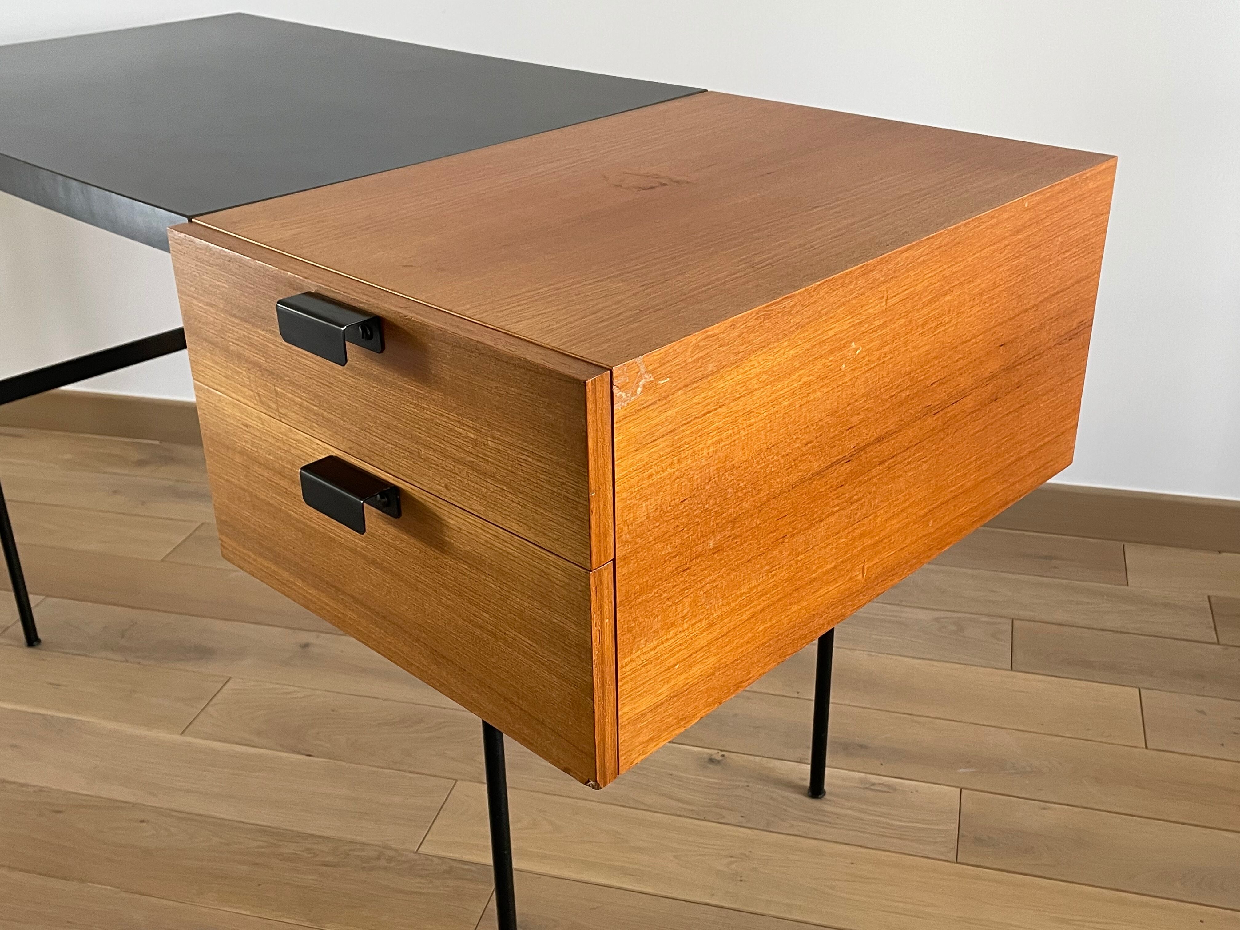 Pierre Paulin's desk "CM141", 1960s edition