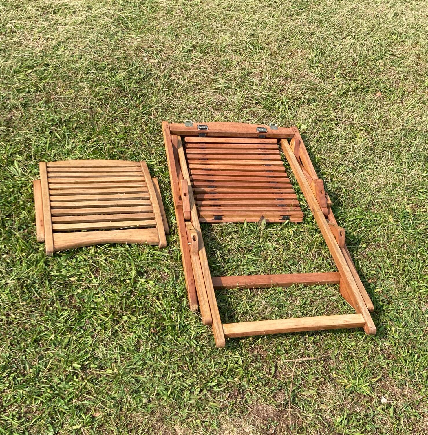 Chaises longues Bain de soleil Scandinave Vintage made in Danemark