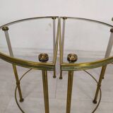 Tables basse laiton doré