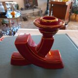 Candlestick 50s in faience
