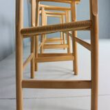 Set of four vintage First Chair PP201 by Hans J Wegner for Pp Furniture, De